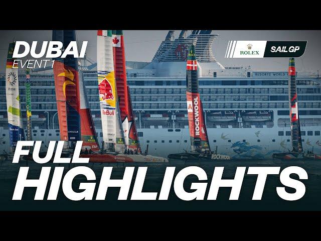 Highlights // Emirates Dubai Sail Grand Prix presented by P&O Marinas