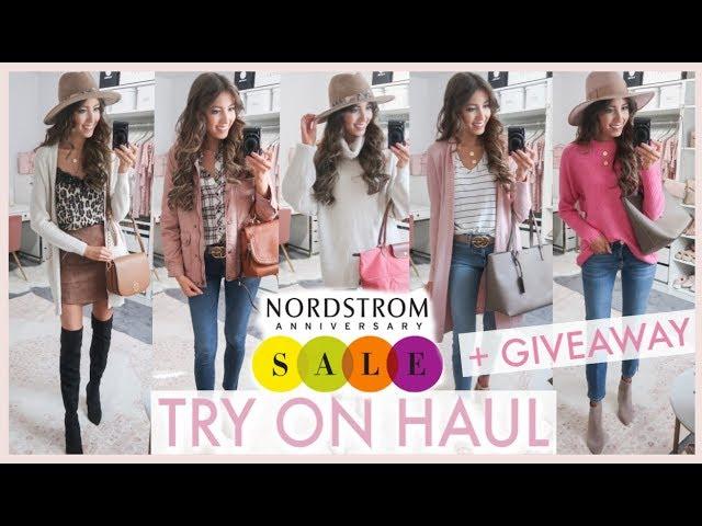 HUGE NORDSTROM ANNIVERSARY SALE TRY ON HAUL 2019 + GIVEAWAY!! | SIZING REVIEWS