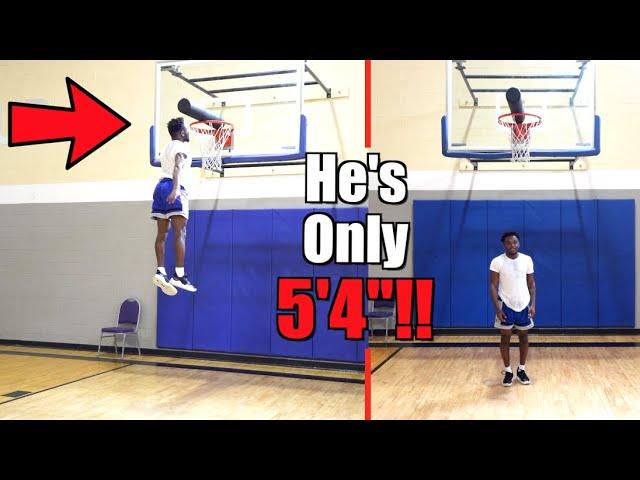 5'4" Ty Jackson Has INCREDIBLE Hops!! 50 inch vertical