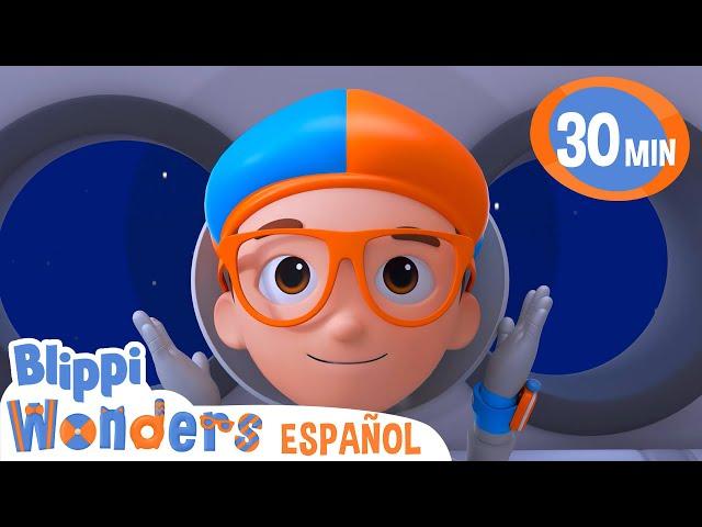 Blippi es un astronauta ‍| Caricaturas infantiles | Moonbug en Español - Blippi Wonders