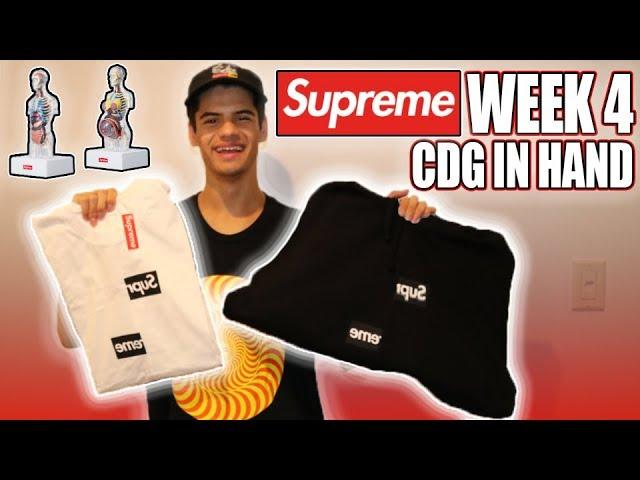 Supreme x CDG Box Logo In Hand Review - Supreme FW18 Week 4 Unboxing