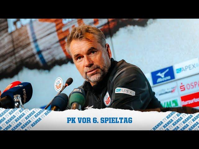  PK vor dem Spiel: F.C. Hansa Rostock vs. SG Dynamo Dresden | 3. Liga