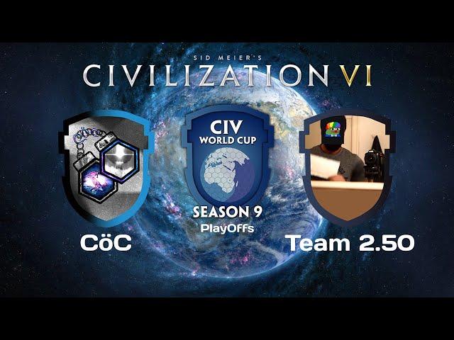 CöC vs Team 2.50 PlayOffs CWC Season 9 Civilization 6