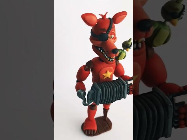 Rockstar Foxy in clay #fnaf #foryou #parati #viral