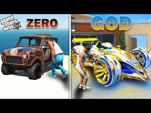 Franklin Upgrading Zero Car To God Car With Shinchan GTA 5 | Techerz