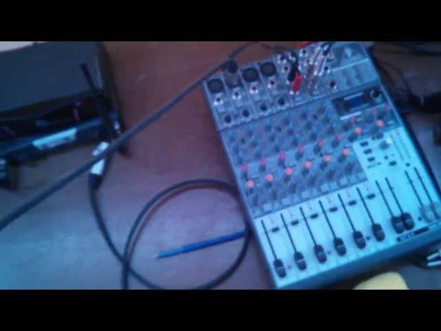 behringer 1204fx подключение