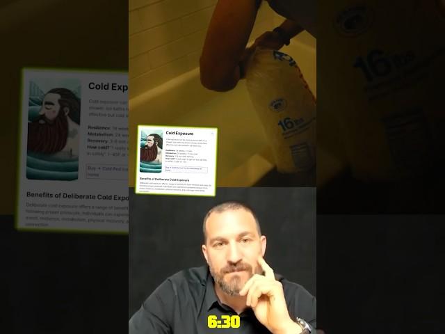 I tried Andrew Hubermans daily routine #fitness #hubermanlab #joerogan #icebath #health #routines