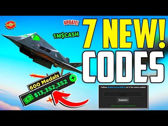 ️F-117Update!️ WAR TYCOON ROBLOX CODES JANUARY 2025 - WAR TYCOON CODES 2025 - WAR TYCOON CODE