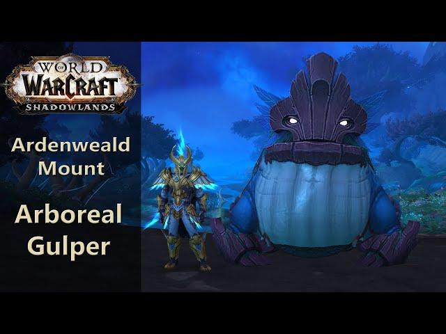 ARBOREAL GULPER Shadowland Mount in Ardenweald WOW Defeat the HUMON'GOZZ Warcraft