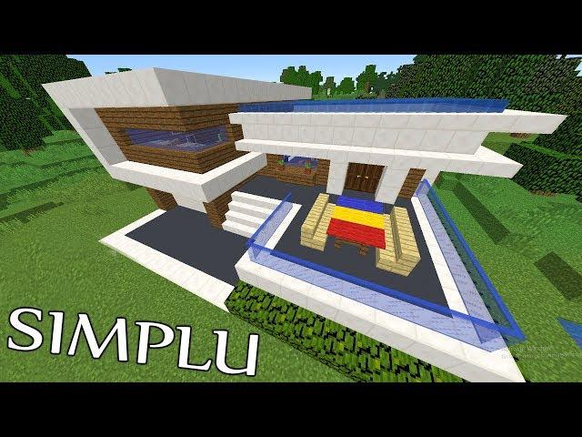 Cum sa construiesti o CASA MODERNA in MINECRAFT | Tutorial #1