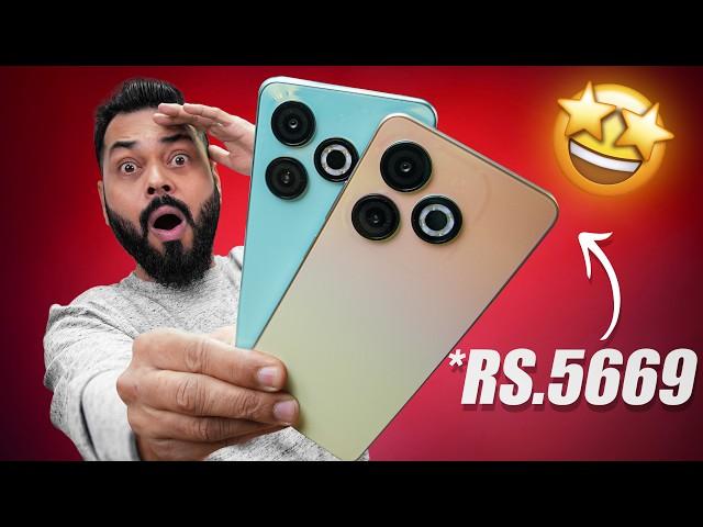 Infinix Smart 8 HD Unboxing & First Look  90Hz Screen, 3+64GB, UFS2.2 & More @Rs.5669*