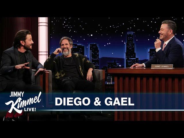 Gael García Bernal & Diego Luna on Lifelong Friendship, Being Competitive & New Series La Máquina