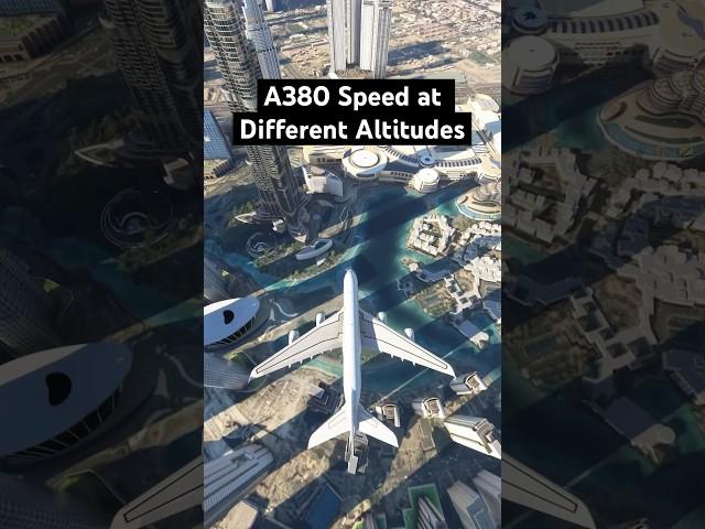 A380 Speed at Different Altitudes