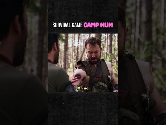 Survival game camp mum #shorts