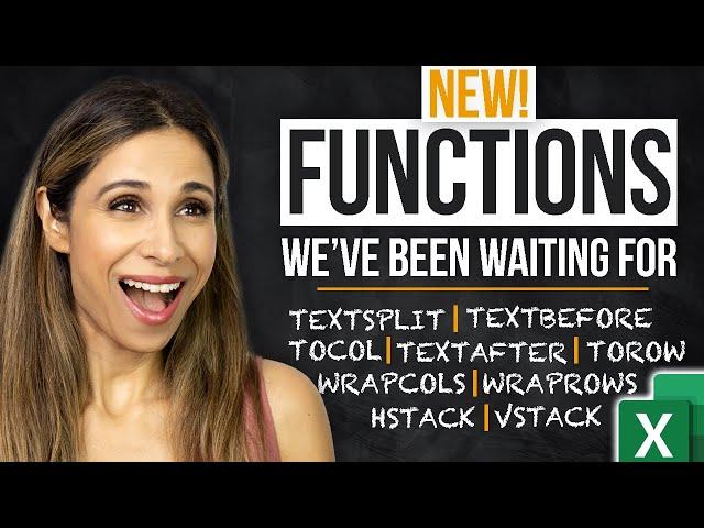 Breaking News! We FINALLY get the New Excel functions we've been Wanting!