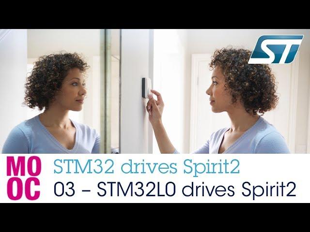 STM32 drives Spirit2 - 3 STM32L0 drives Spirit2 lab