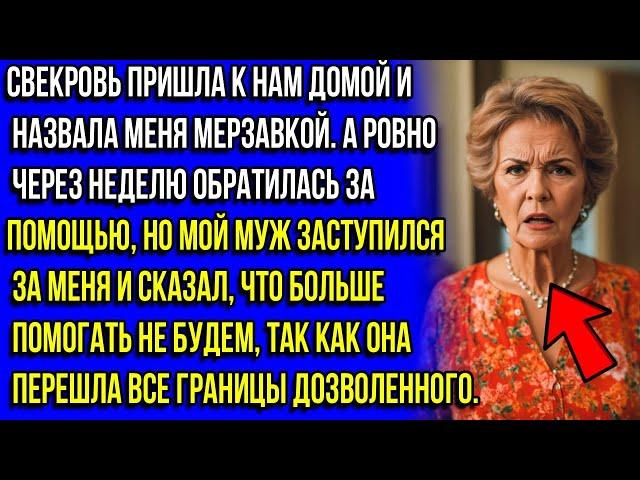 «ДА ТЫ ПРОСТО НЕБЛАГОДАРНАЯ МРАЗЬ!» — ЗАЯВИЛА СВЕКРОВЬ, КОГДА МЫ ОТКАЗАЛИ ЕЙ В ПОМОЩИ.