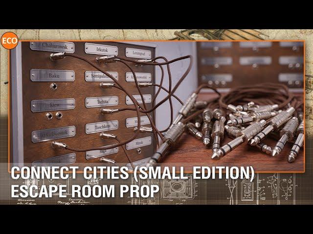 Connect cities (small edition) - escape room prop