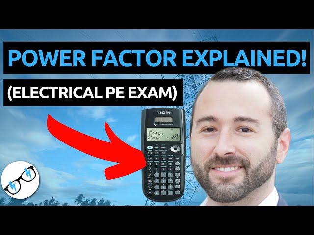 Power Factor Explained! Phasor Diagrams, formulas, and Power Triangles (Electrical Power PE Exam)