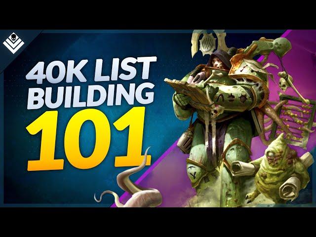 How To Make a Warhammer 40k Army List in 10th Edition || Ultimate Beginners Guide