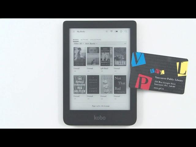 How to use Overdrive on a Kobo e-reader