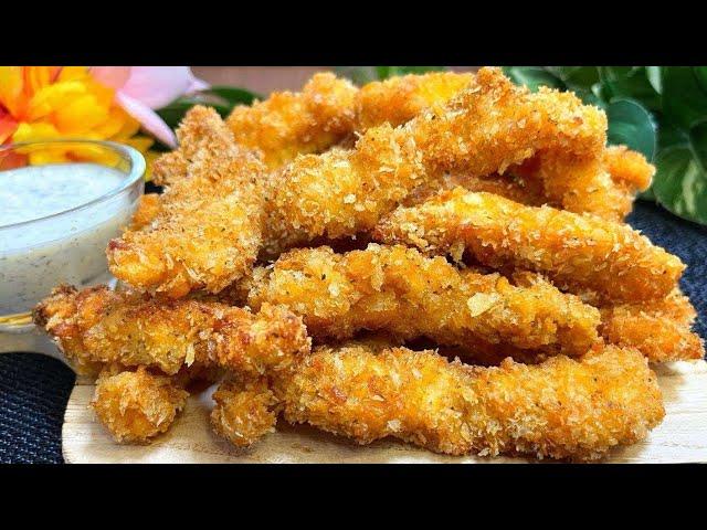 Cravings at Home? Make These Crispy Chicken Fingers with Tartar Sauce!