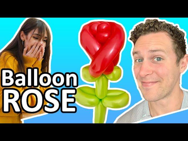 Rose / Flower - Balloon Twisting Tutorial (How to Make)