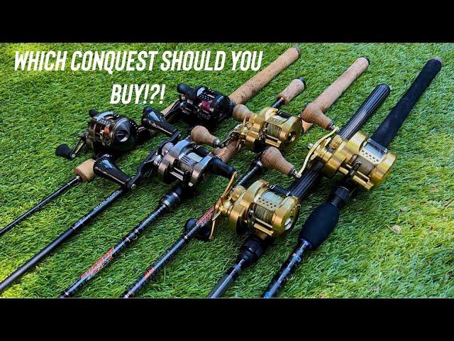 Shimano Calcutta Conquest line up! What I use my baitcast combos for