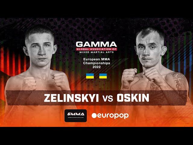 Finals MMA Striking -56.7kg Nikita Zelinskyi v Anatolii Oskin GAMMA European Championships 2022