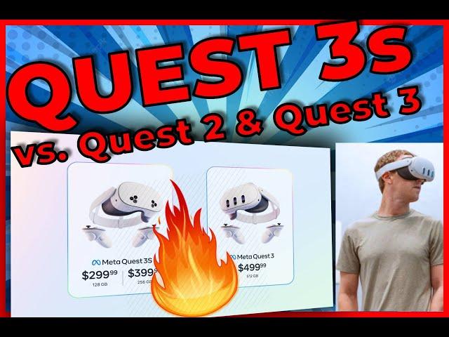 Quest 3s - "should I buy Quest 3s?"  Compare With Quest 2 and Quest 3 - Deep-Dive In 10 Minutes