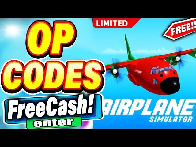 ALL *NEW* SECRET OP CODES In Roblox Airplane Simulator Codes! (2024)