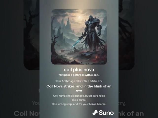 Warcraft 3 Song: coil plus nova