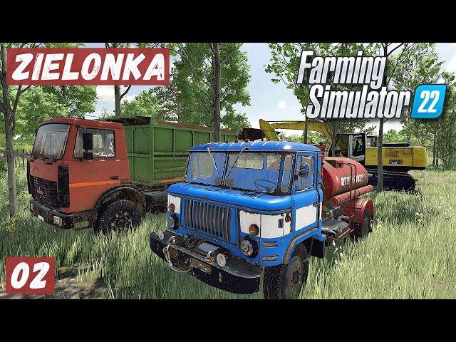 FS 22 - ZIELONKA.  Приехал к ПЕРЕКУПЩИКУ.  Техника ГЛОХНЕТ.  Посадил СВЕКЛУ.  Купил КУР # 02