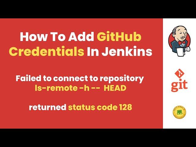 How To Add GitHub Credentials In Jenkins | Jenkins GitHub Integration