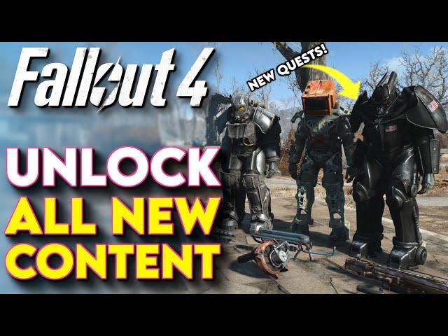 How To UNLOCK ALL NEW CONTENT In Fallout 4! - Fallout 4 Next Gen Update (Fallout 4 Tips and Tricks)