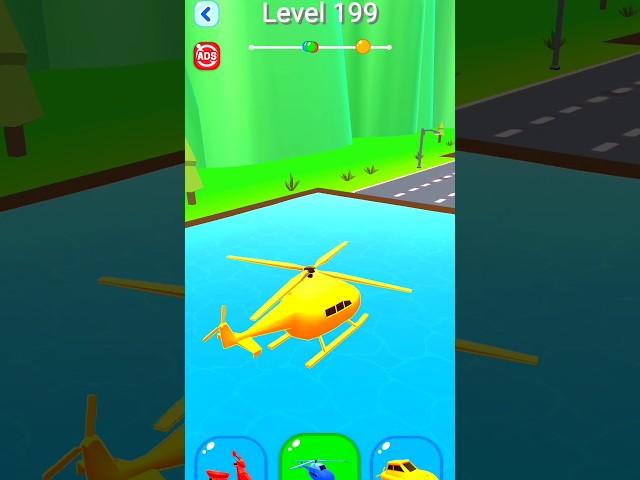 shape shifting hyper casual game level.199 | extra best game #shorts