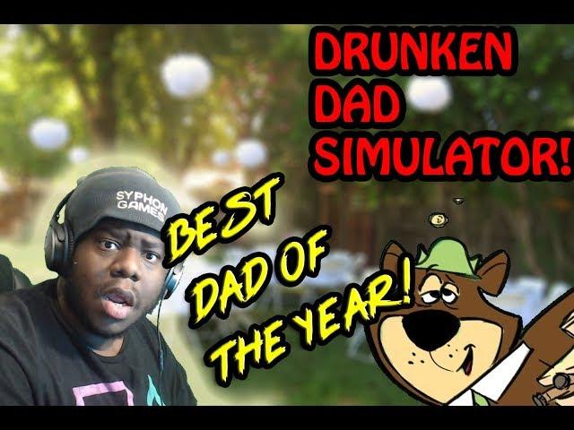 THIS GAMEPLAY WAS "UN-BEAR-ABLE" Yeah? No?! |Drunken Dad Simulator| Letsplay/walkthrough