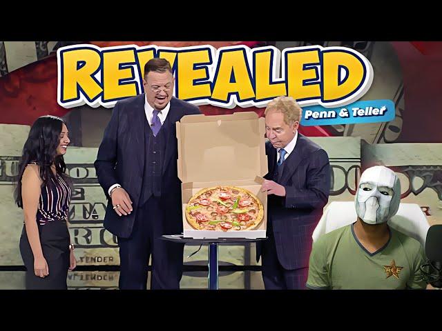 Penn and Teller's orders Pizza (Fool Us S10 E8) Magic Secret Revealed | ACE