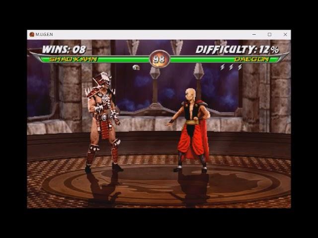MK Armageddon Remake (Mugen 2022) - Shao Kahn Playthrough