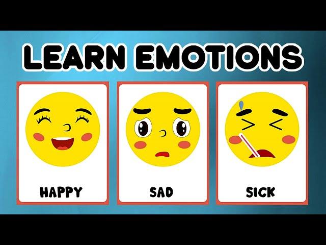 Cartoon – Kids Songs – Baby Learning Videos | LEARN EMOTIONS | Super Renell Toddler Learning Video