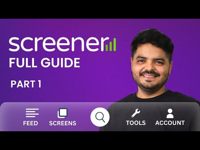 How to use Screener for Analysis? | Part 1 | FULL Guide