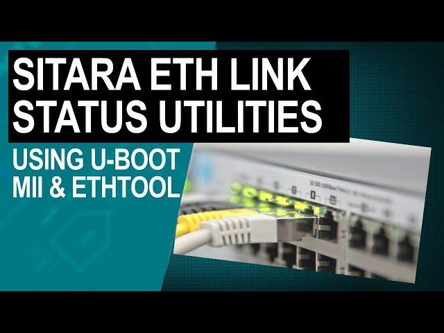 Using the Linux ethtool and U-Boot MII to examine ethernet link status on Sitara AM-class devices