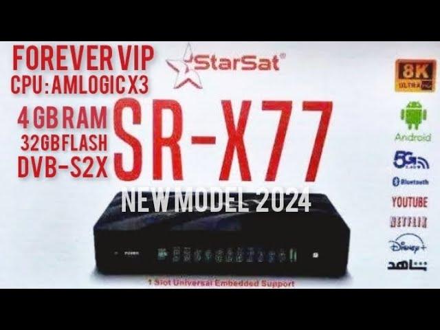 STARSAT SR-X77 4K ANDROID CPU AMLOGIC X3