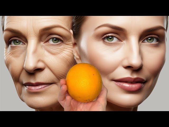 Orange Erases all Wrinkles Even at 70! Anti Aging Skin Care Secrets!