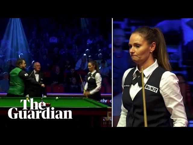 Reanne Evans snubs ex-partner Mark Allen before snooker match