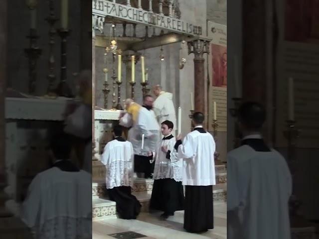 TRADITIONAL CATHOLIC LATIN MASS ️ MISA TRIDENTINA CATOLICA #shorts #short #bari #shortvideo #italy