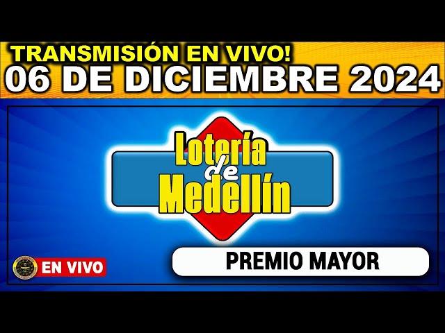 Resultado LOTERIA DE MEDELLIN del VIERNES 06 de diciembre 2024