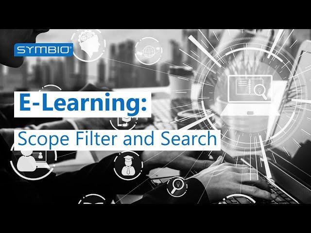 Symbio Training | Scope Filter and Search