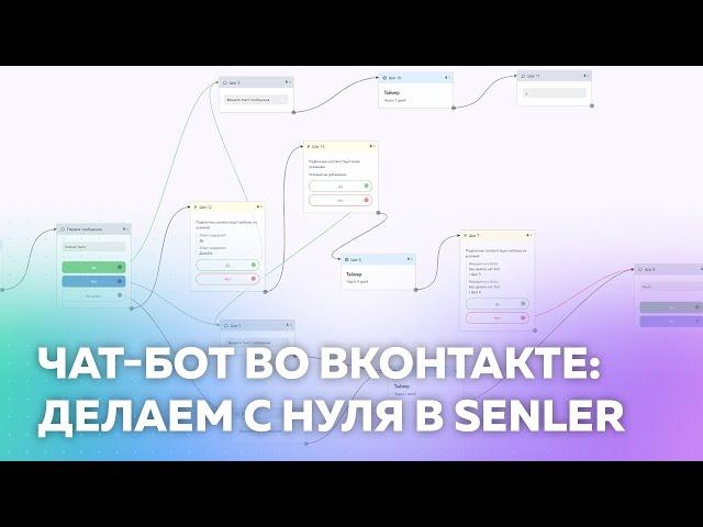 Senler: создание чат-бота во ВКонтакте