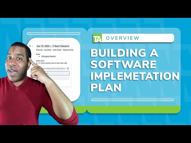 How to Create a Software Implementation Plan